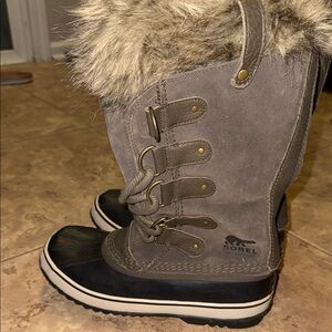Sorel Joan of Arctic Waterproof Winter Boots - Brown and Black